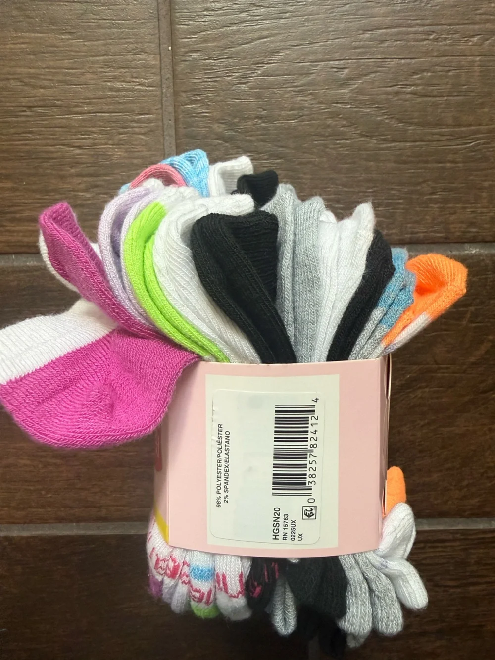Hanes Girls 20-Pack No-Show Socks